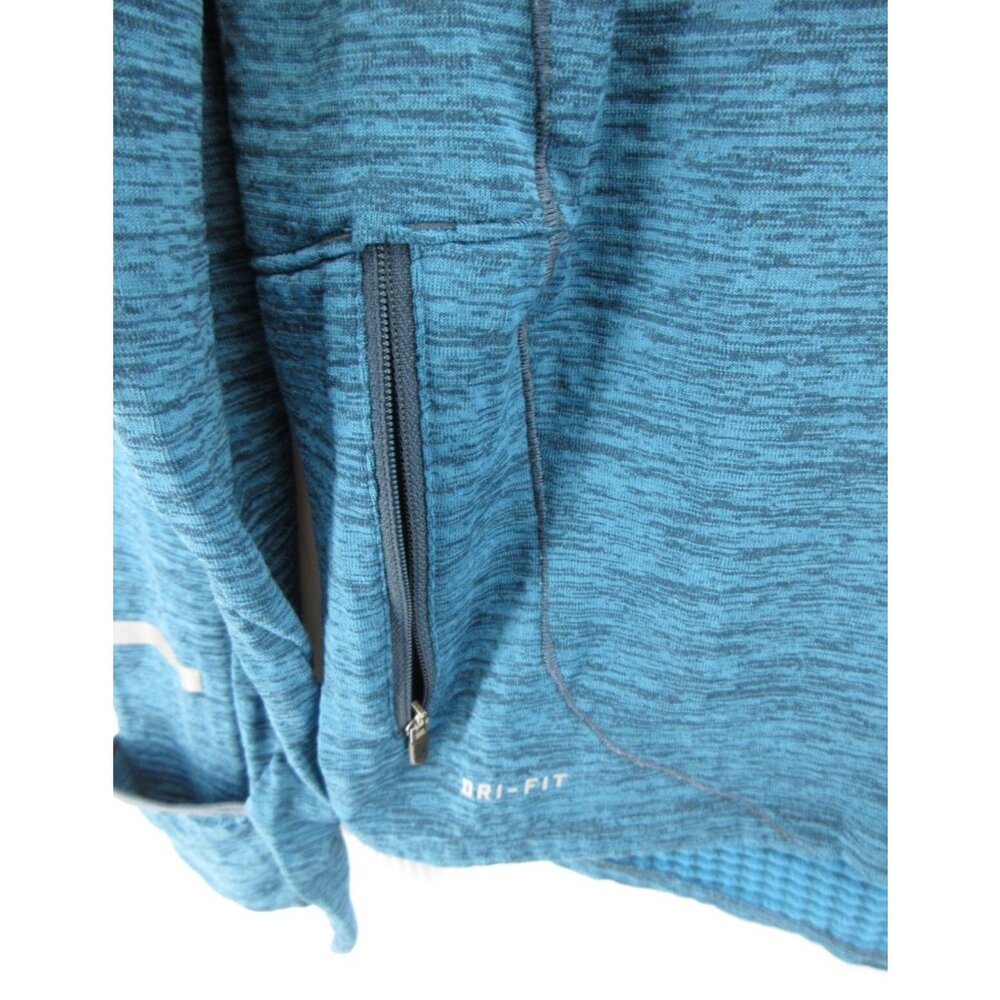 Nike Sweatshirt XXL Dri-Fit 1/4 Zip Reflective Running Training Active - Picture 5 of 14
